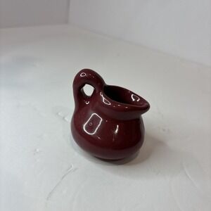 Bybee Pottery Mini Pitcher Maroon Glaze